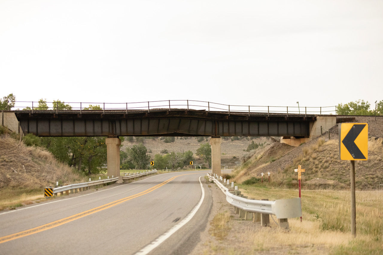 Rail overpass
